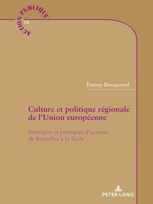 cover image of Culture et politique régionale de l'Union européenne